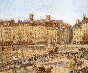 Camille Pissarro Bank on the afternoon of oil on canvas